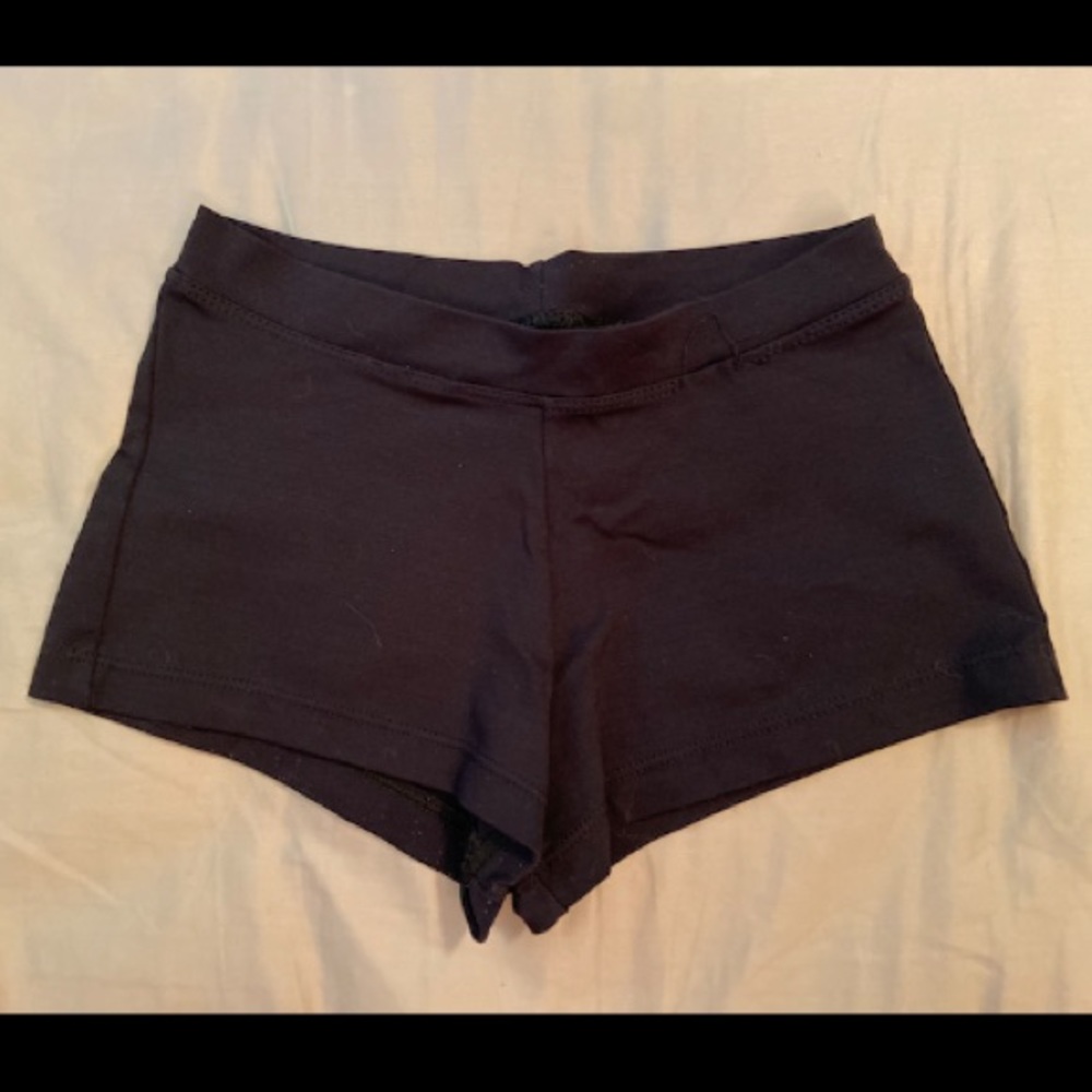 Black dance shorts